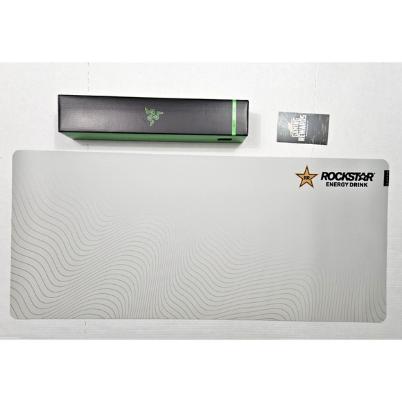 Mountain Dew Gaming Custom Rockstar Energy Razer Gigantus V2 XXL Mouse Pad - Picture 1 of 6